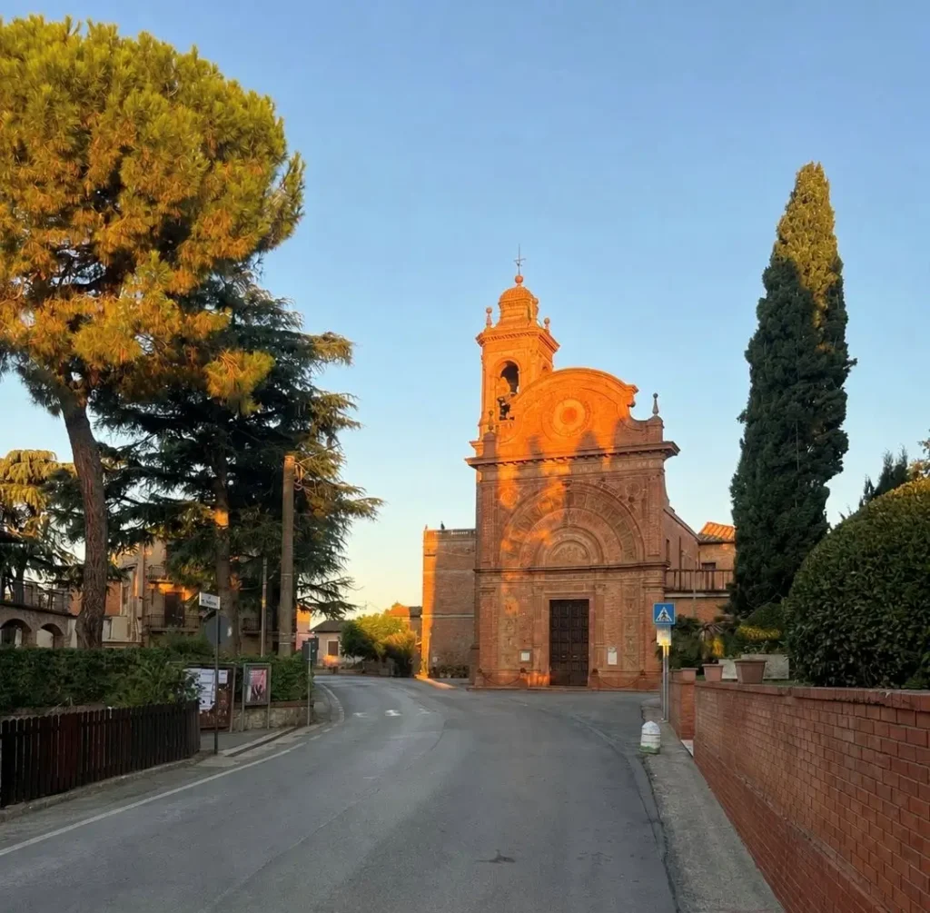 Chiesa Santa Maria delle Grazie in Villastrada, een karakteristieke kerk in het Umbrische dorp